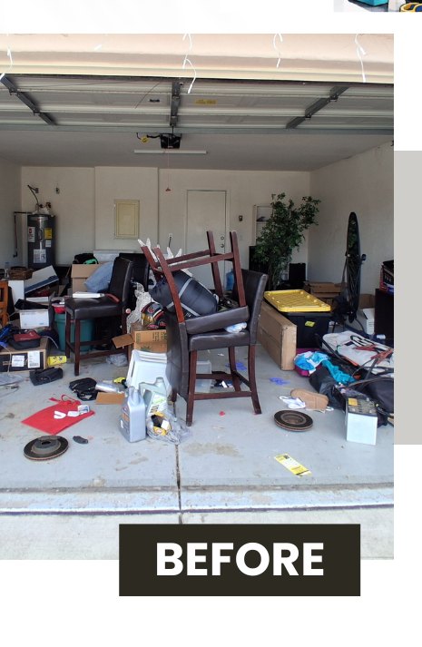Ana Rob garage before